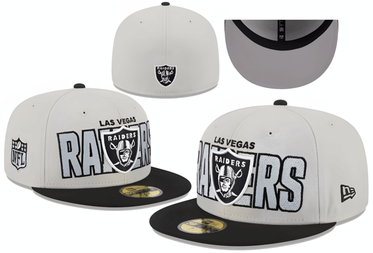 New Era Las Vegas Raiders 2023 59FIFTY Low Profile Fitted Draft Hat - Limited Hat | NFL HAT