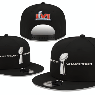 New Era Black Los Angeles Rams Super Bowl LVI Champions - Parade 9FIFTY Snapback Adjustable Hat - Limited Hat | NFL HAT