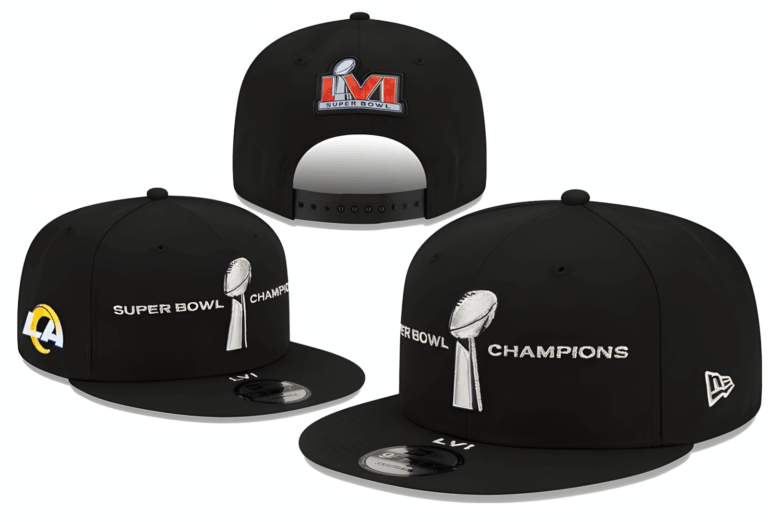 New Era Black Los Angeles Rams Super Bowl LVI Champions - Parade 9FIFTY Snapback Adjustable Hat - Limited Hat | NFL HAT