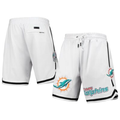 Men's Pro Standard White Miami Dolphins Core Shorts - Limited Shorts | NFL Shorts