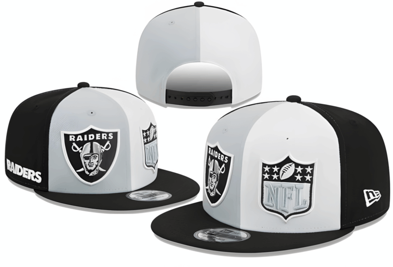 Las Vegas Raiders New Era 2023 Sideline 9FIFTY Snapback Hat - Gray/Black - Limited Hat | NFL HAT