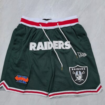 SHORTS HARDWOOD CLASSICS X JUST DON RAIDERS - Limited Shorts | NFL Shorts