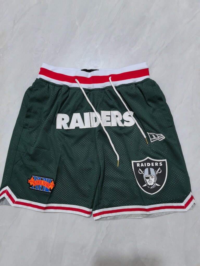 SHORTS HARDWOOD CLASSICS X JUST DON RAIDERS - Limited Shorts | NFL Shorts