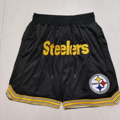 Just Don NFL Pittsburgh Steelers Men's Shorts - Limited Shorts | NFL Shorts Just Don NFL Pittsburgh Steelers Men's Shorts - Limited Shorts | NFL Shorts