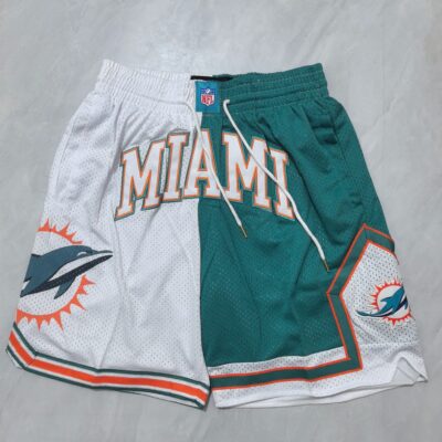Pro Standard Split Miami Dolphins Classic Shorts - Limited Shorts | NFL Shorts