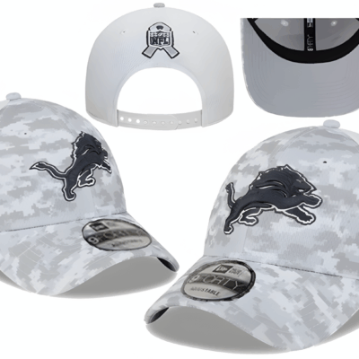 Detroit Lions New Era 2024 Salute To Service White Camo - Limited Hat | NFL HAT Detroit Lions New Era 2024 Salute To Service White Camo - Limited Hat | NFL HAT