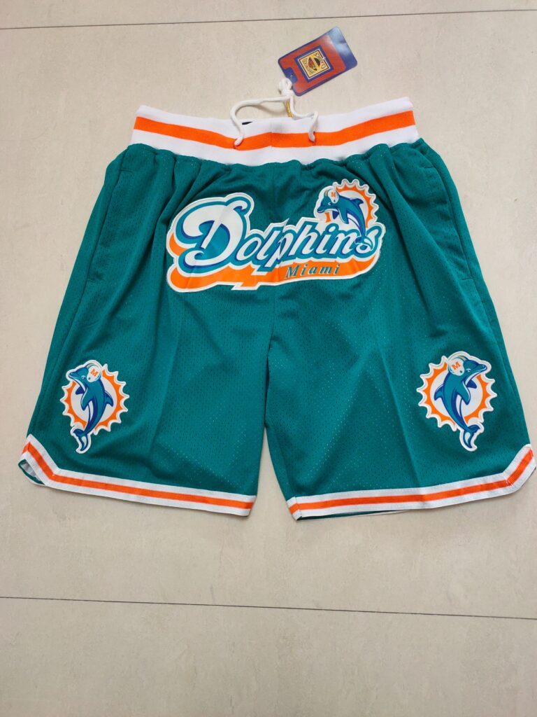 Miami Dolphins Green Shorts - Limited Shorts | NFL Shorts