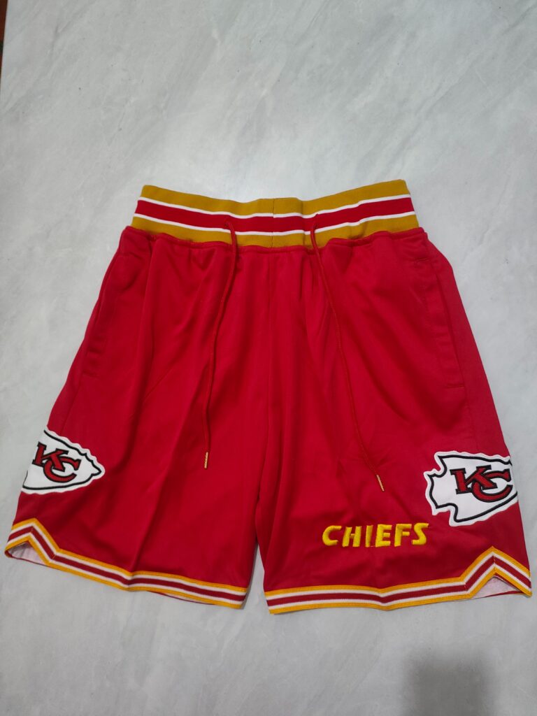 Men's Chalk Line Red/Gold Kansas City Chiefs Court Shorts - Limited Shorts | NFL Shorts