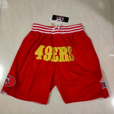 Just Don x Mitchell & Ness San Francisco 49ers Shorts - Limited Shorts | NFL Shorts