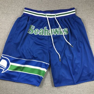 Just Don x Mitchell Ness Seattle Seahawks Royal Shorts - Limited Shorts | NFL Shorts