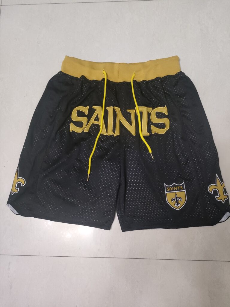 Just Don x Mitchell & Ness NFL Throwbacks New Orleans Saints - Limited Shorts | NFL Shorts