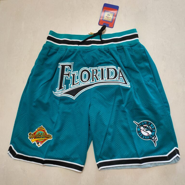 Miami Marlins Florida Teal Shorts - Limited Shorts | MLB Shorts