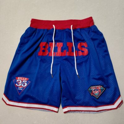 Just Don x Mitchell & Ness NFL Throwback Buffalo Bills Shorts - Limited Shorts | NFL Shorts