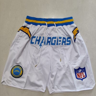 Men's Pro Standard White Los Angeles Chargers Core Shorts - Limited Shorts | NFL Shorts