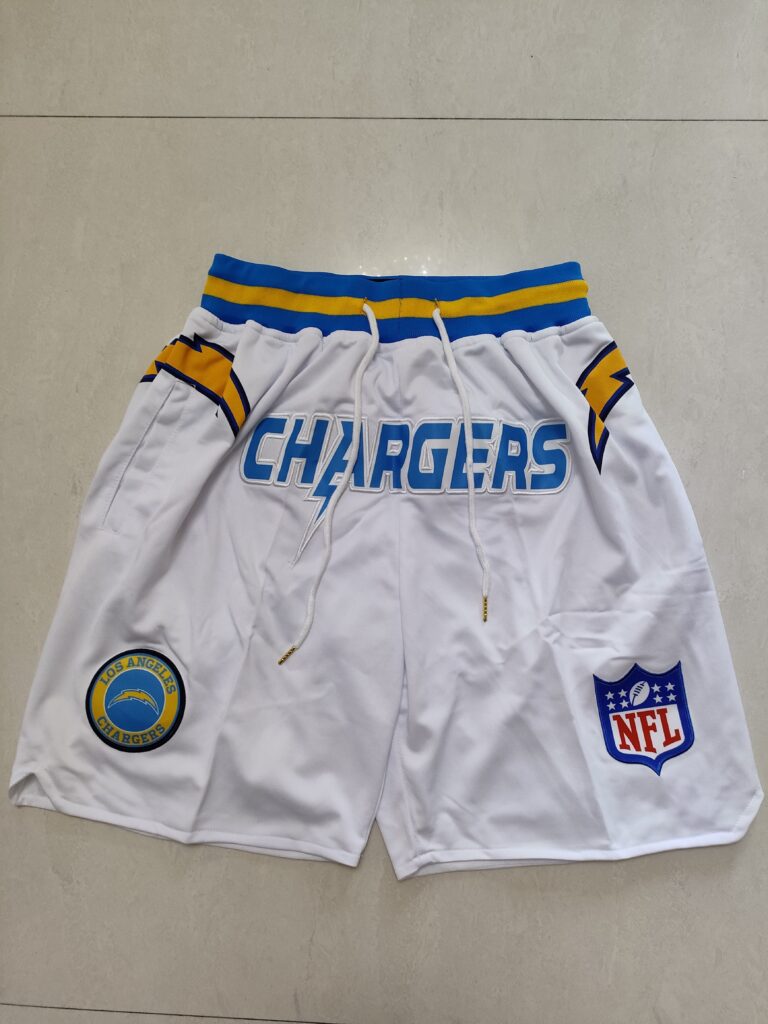 Men's Pro Standard White Los Angeles Chargers Core Shorts - Limited Shorts | NFL Shorts