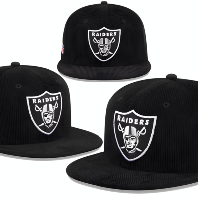 Las Vegas Raiders New Era Black Throwback Cord - Limited Hat | NFL HAT
