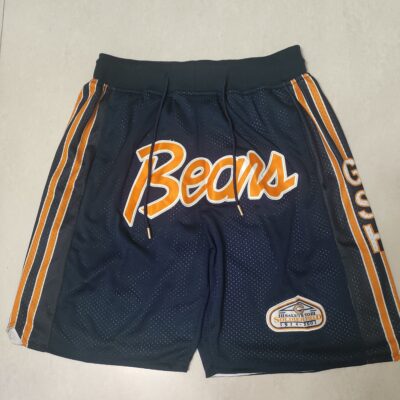 Men's Mitchell & Ness Navy Chicago Bears Salute to Soldier Field Just Don Throwback Shorts - Limited Shorts | NFL Shorts