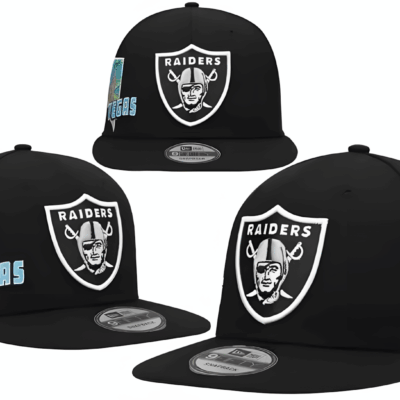 New Era Black Las Vegas Raiders Stateview Fitted Hat - Limited Hat | NFL HAT