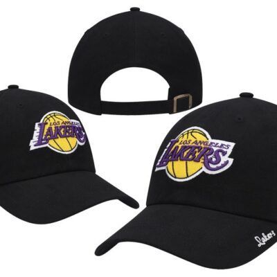 los angeles lakers 47 black miata clean up logo adjustable hat - Limited Hat | NBA Hat