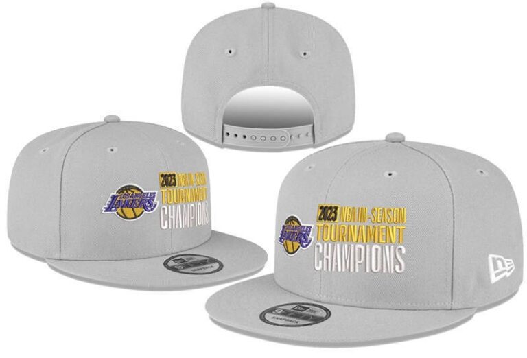 Mens los angeles lakers new era gray 2023 nba in season tournament champions alternate 9fifty snapback adjustable hat - Limited Hat | NBA Hat