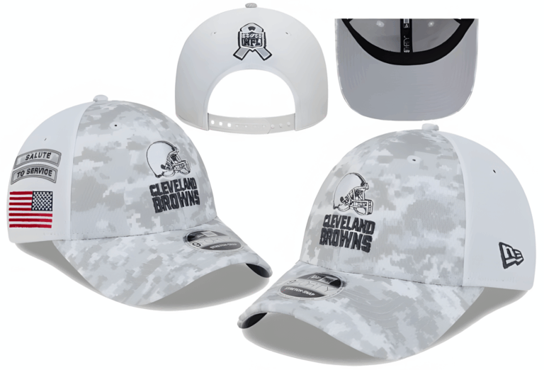 Cleveland Browns New Era 2024 Salute To Service 9FORTY Cap Hat - Limited Hat | NFL HAT