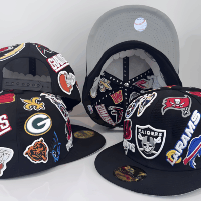 NFL Pro Standard Black All Over Pro League Snapback Adjustable Hat - Limited Hat | NFL HAT
