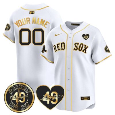 Red Sox Custom Jersey - Memorial Patch – All Stitched - Limited Jersey | MLB Jersey