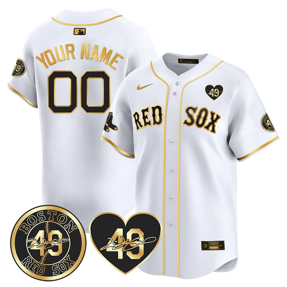 Red Sox Custom Jersey - Memorial Patch – All Stitched - Limited Jersey | MLB Jersey Red Sox Custom Jersey - Memorial Patch – All Stitched - Limited Jersey | MLB Jersey