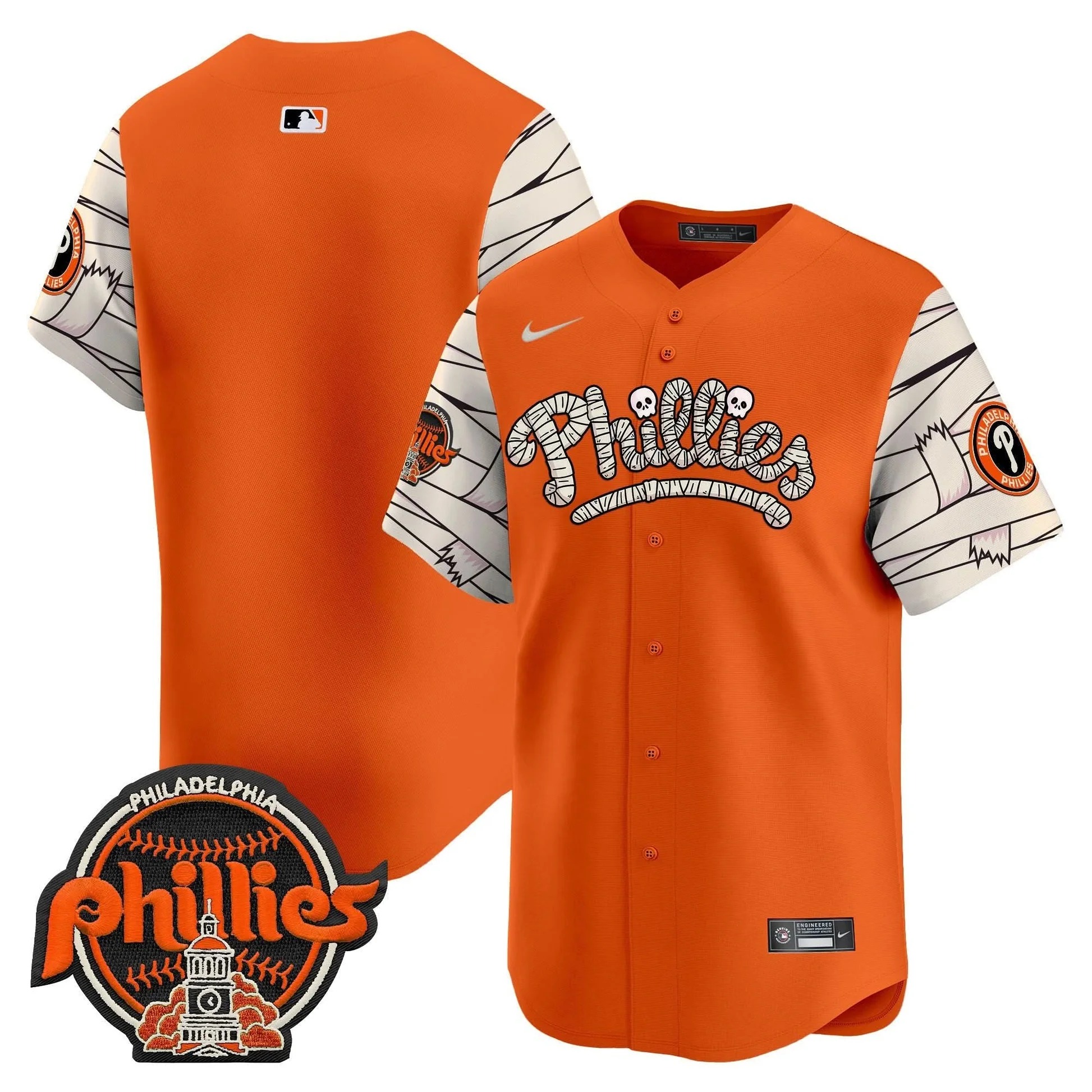 Phillies Halloween Vapor Premier Limited Jersey V2 - All Stitched - Limited Jersey | MLB Jersey Phillies Halloween Vapor Premier Limited Jersey V2 - All Stitched - Limited Jersey | MLB Jersey