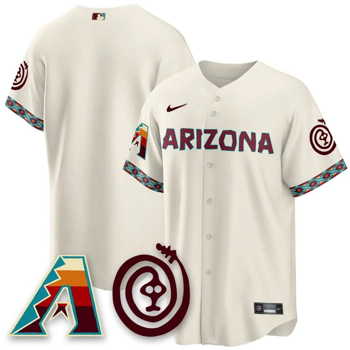 Arizona Diamondbacks City Connect Concept Jersey V2 - All Stitched - Limited Jersey | MLB Jersey Arizona Diamondbacks City Connect Concept Jersey V2 - All Stitched - Limited Jersey | MLB Jersey