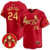St. Louis Cardinals 2024 City Connect Vapor Premier Limited Jersey V2 - All Stitched - Limited Jersey | MLB Jersey