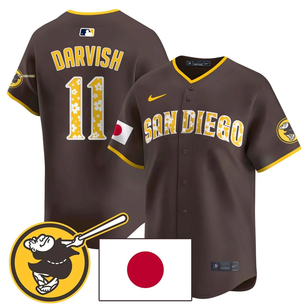 San Diego Padres Japanese Heritage Jersey - All Stitched - Limited Jersey | MLB Jersey San Diego Padres Japanese Heritage Jersey - All Stitched - Limited Jersey | MLB Jersey