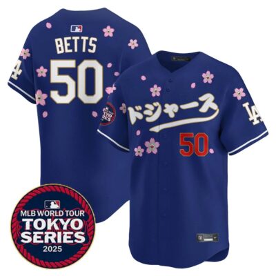 Los Angeles Dodgers Tokyo Series 2025 Vapor Limited Jersey N6 - All Stitched - Limited Jersey | MLB Jersey