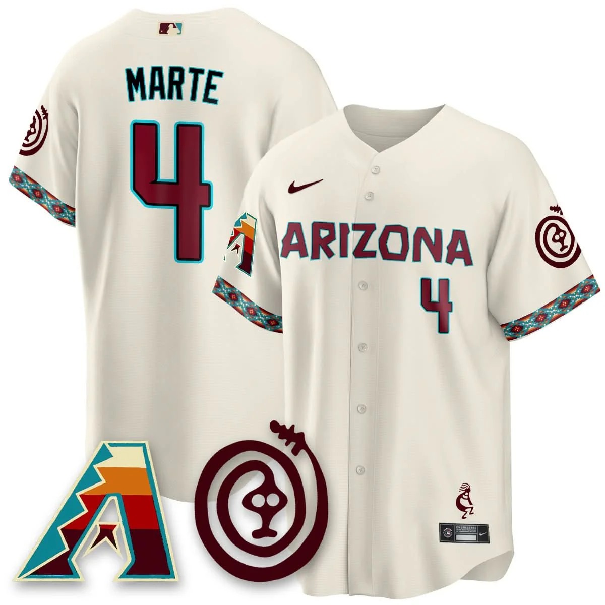 Arizona Diamondbacks City Connect Concept Jersey V2 - All Stitched - Limited Jersey | MLB Jersey Arizona Diamondbacks City Connect Concept Jersey V2 - All Stitched - Limited Jersey | MLB Jersey