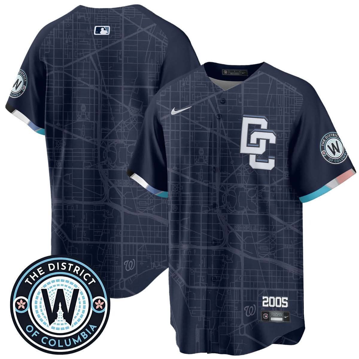Washington Nationals 2025 City Connect Limited Jersey - All Stitched - Limited Jersey | MLB Jersey Washington Nationals 2025 City Connect Limited Jersey - All Stitched - Limited Jersey | MLB Jersey