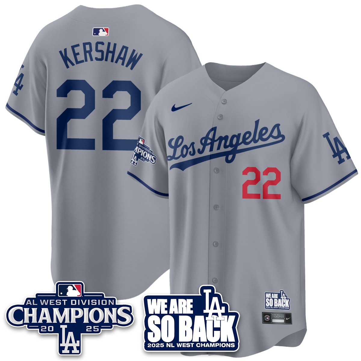 Los Angeles Dodgers 2025 NL West Division Champions Jersey - All Stitc - Limited Jersey | MLB Jersey Los Angeles Dodgers 2025 NL West Division Champions Jersey - All Stitc - Limited Jersey | MLB Jersey