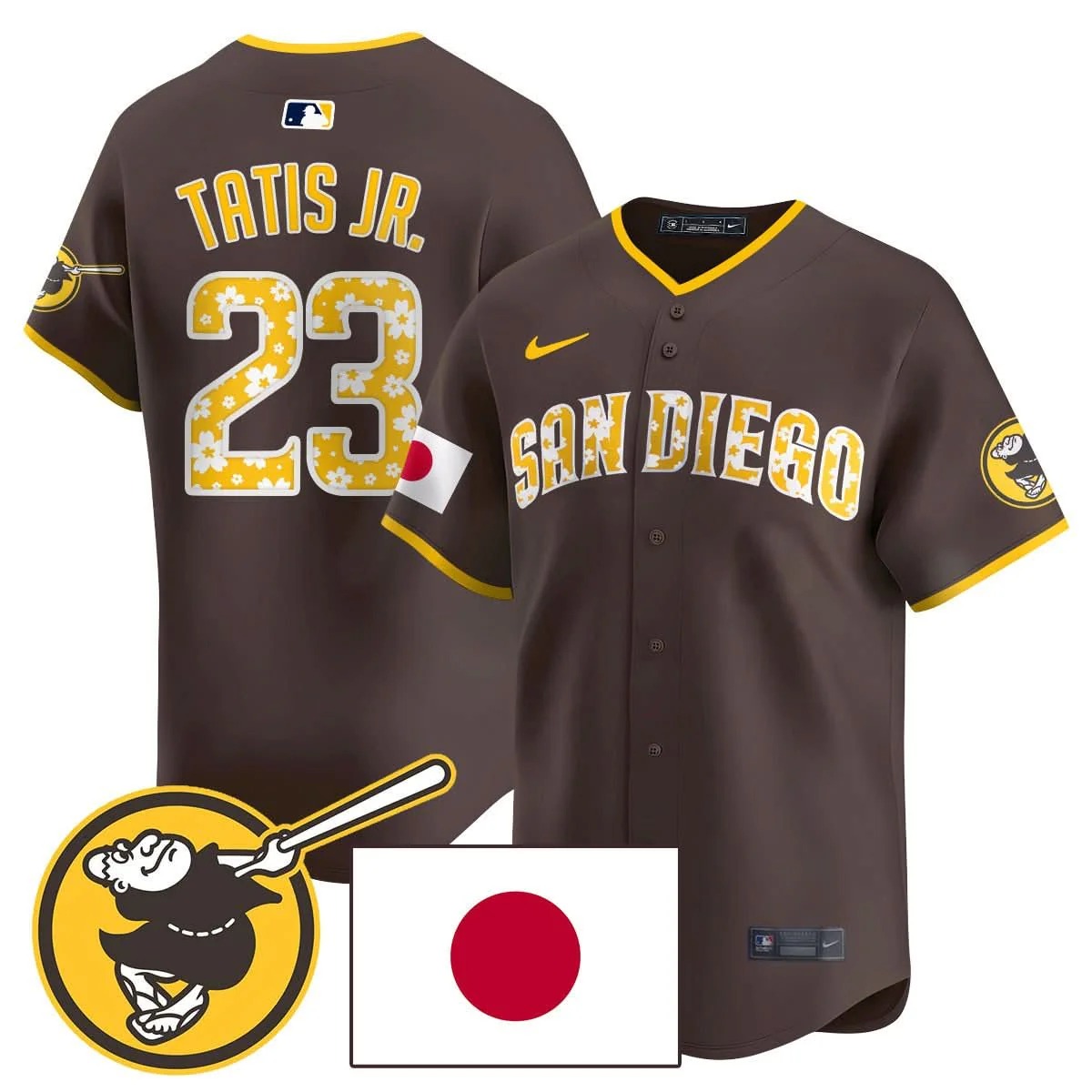 San Diego Padres Japanese Heritage Jersey - All Stitched - Limited Jersey | MLB Jersey San Diego Padres Japanese Heritage Jersey - All Stitched - Limited Jersey | MLB Jersey