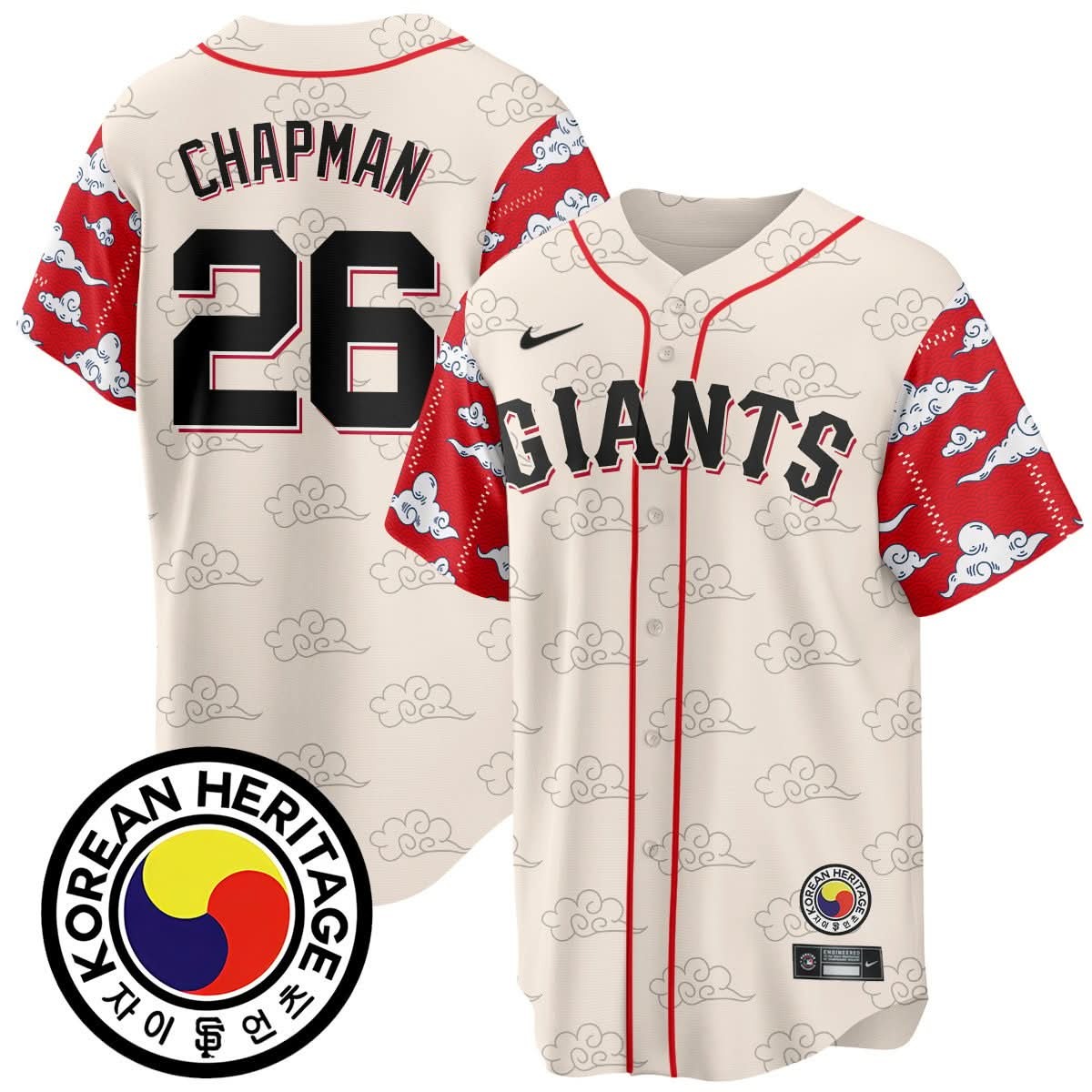 San Francisco Giants Korean Heritage Jersey - All Stitched - Limited Jersey | MLB Jersey San Francisco Giants Korean Heritage Jersey - All Stitched - Limited Jersey | MLB Jersey