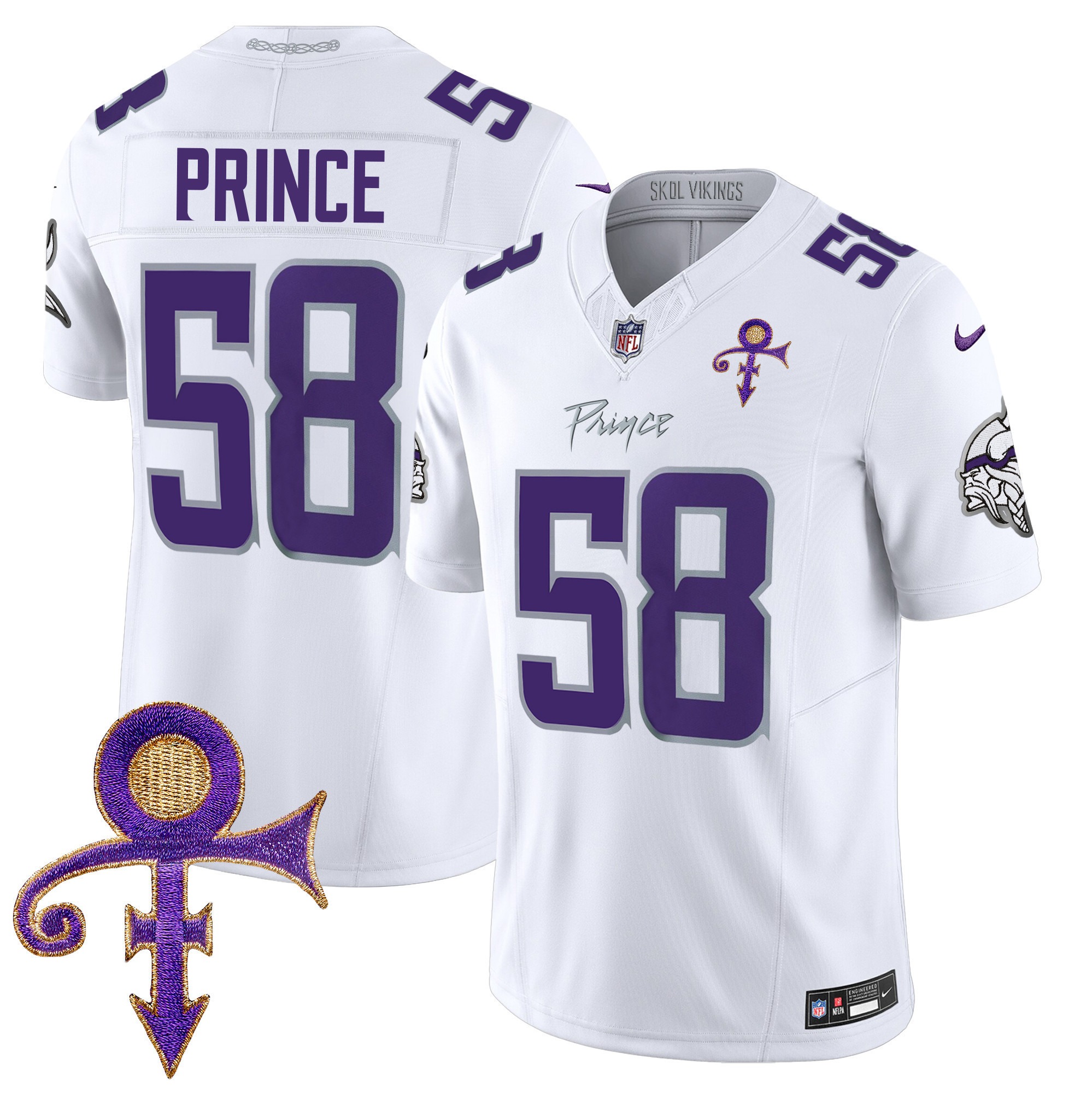 Men's Minnesota Vikings 2024 Prince Vapor Limited Jersey - All Stitched - Limited Jersey | NFL Jersey Men's Minnesota Vikings 2024 Prince Vapor Limited Jersey - All Stitched - Limited Jersey | NFL Jersey