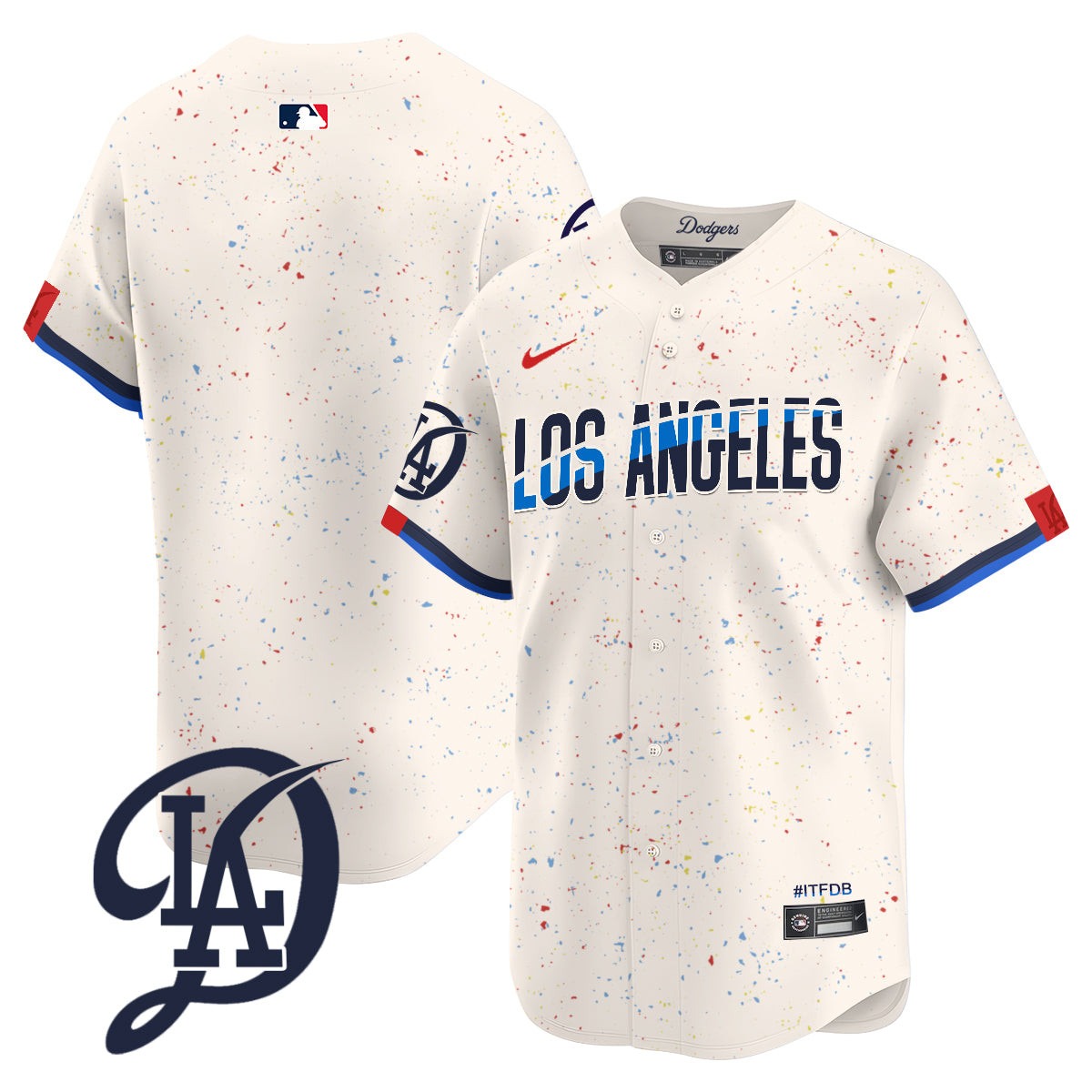 Men's Los Angeles Dodgers 2024 City Connect Limited Jersey - All Stitched - Limited Jersey | MLB Jersey Men's Los Angeles Dodgers 2024 City Connect Limited Jersey - All Stitched - Limited Jersey | MLB Jersey