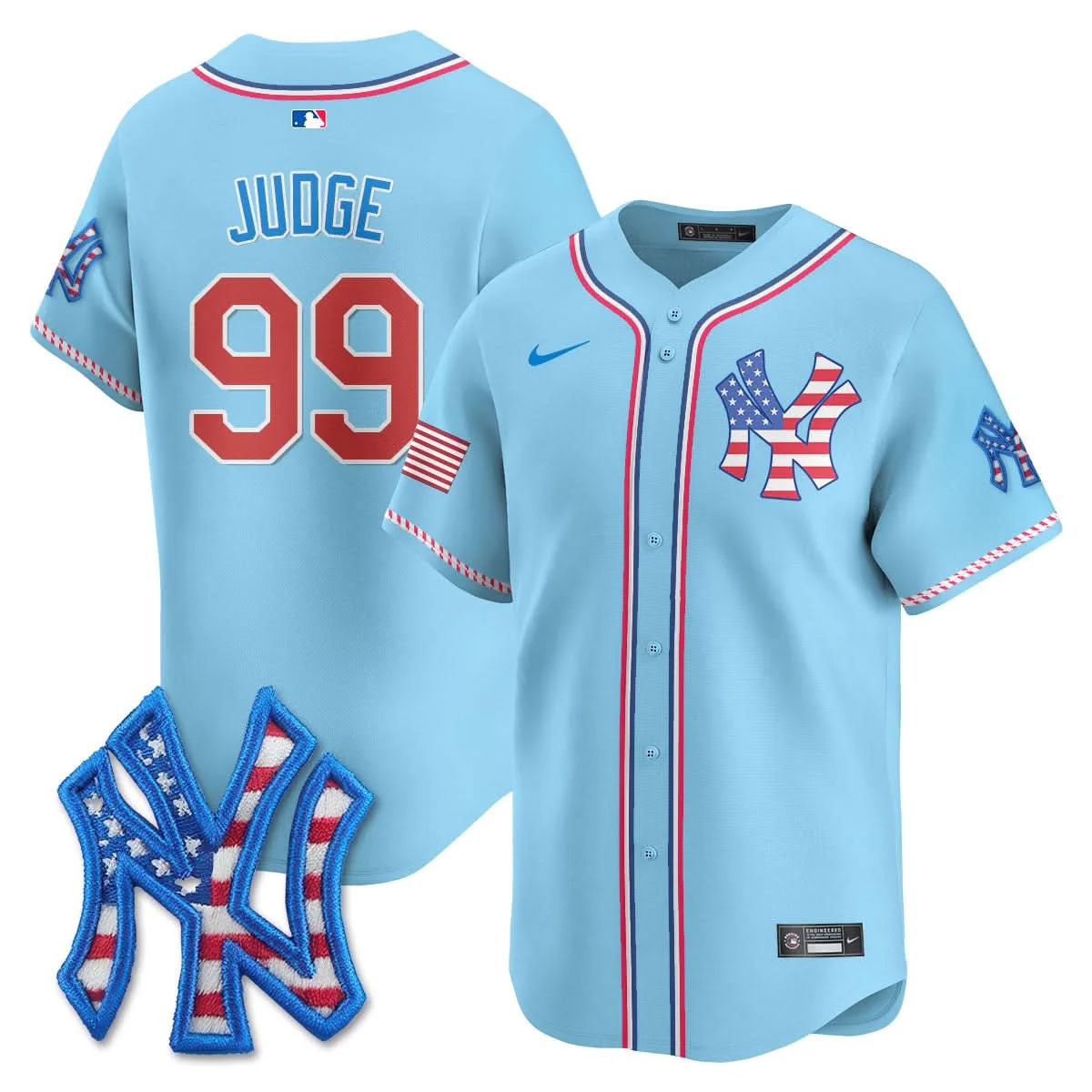 New York Yankees 2025 Fourth of July Jersey - All Stitched - Limited Jersey | MLB Jersey New York Yankees 2025 Fourth of July Jersey - All Stitched - Limited Jersey | MLB Jersey