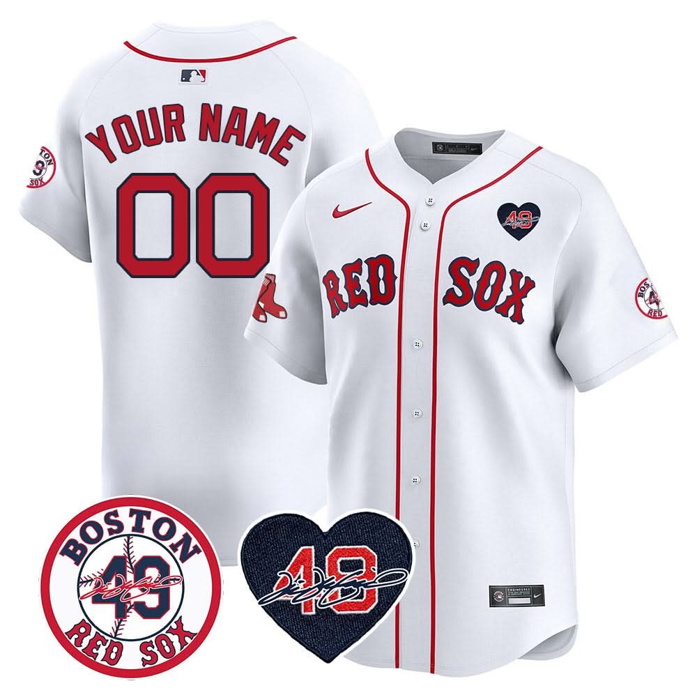 Red Sox Custom Jersey - Memorial Patch – All Stitched - Limited Jersey | MLB Jersey Red Sox Custom Jersey - Memorial Patch – All Stitched - Limited Jersey | MLB Jersey