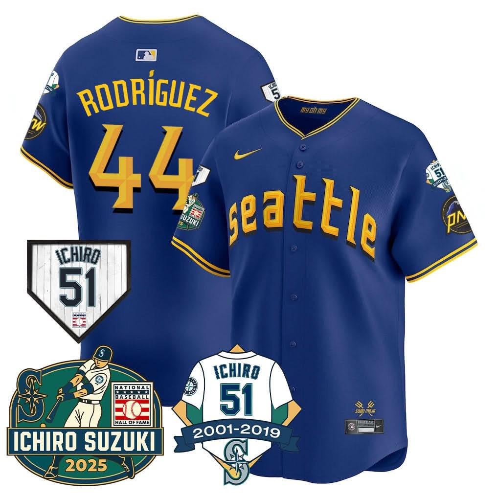 Seattle Mariners Ichiro Number Retirement Jersey - All Stitched - Limited Jersey | MLB Jersey Seattle Mariners Ichiro Number Retirement Jersey - All Stitched - Limited Jersey | MLB Jersey