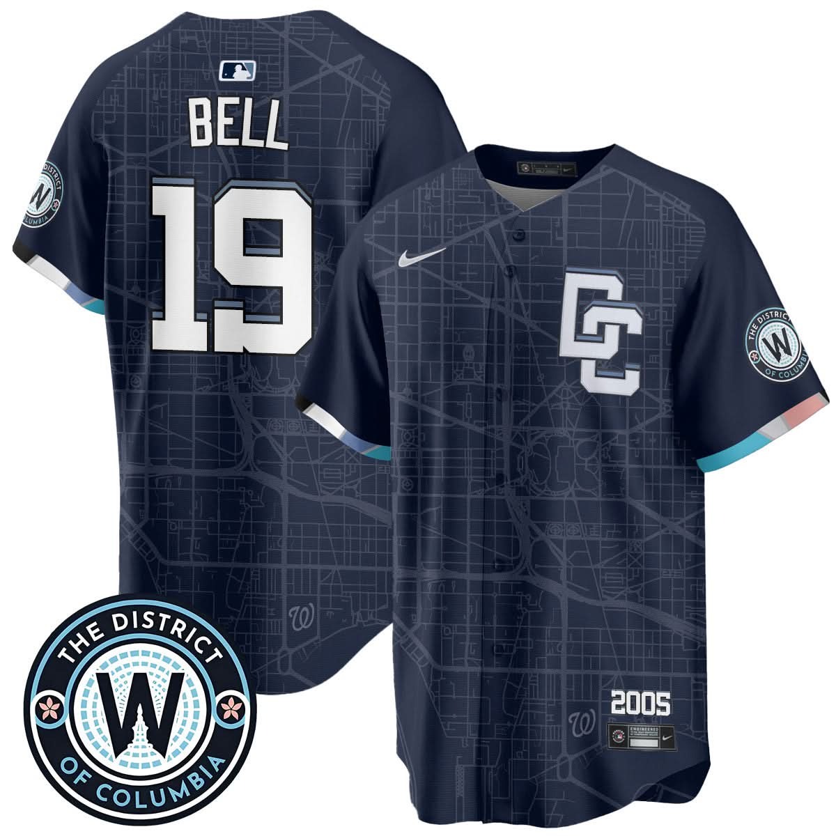 Washington Nationals 2025 City Connect Limited Jersey - All Stitched - Limited Jersey | MLB Jersey Washington Nationals 2025 City Connect Limited Jersey - All Stitched - Limited Jersey | MLB Jersey