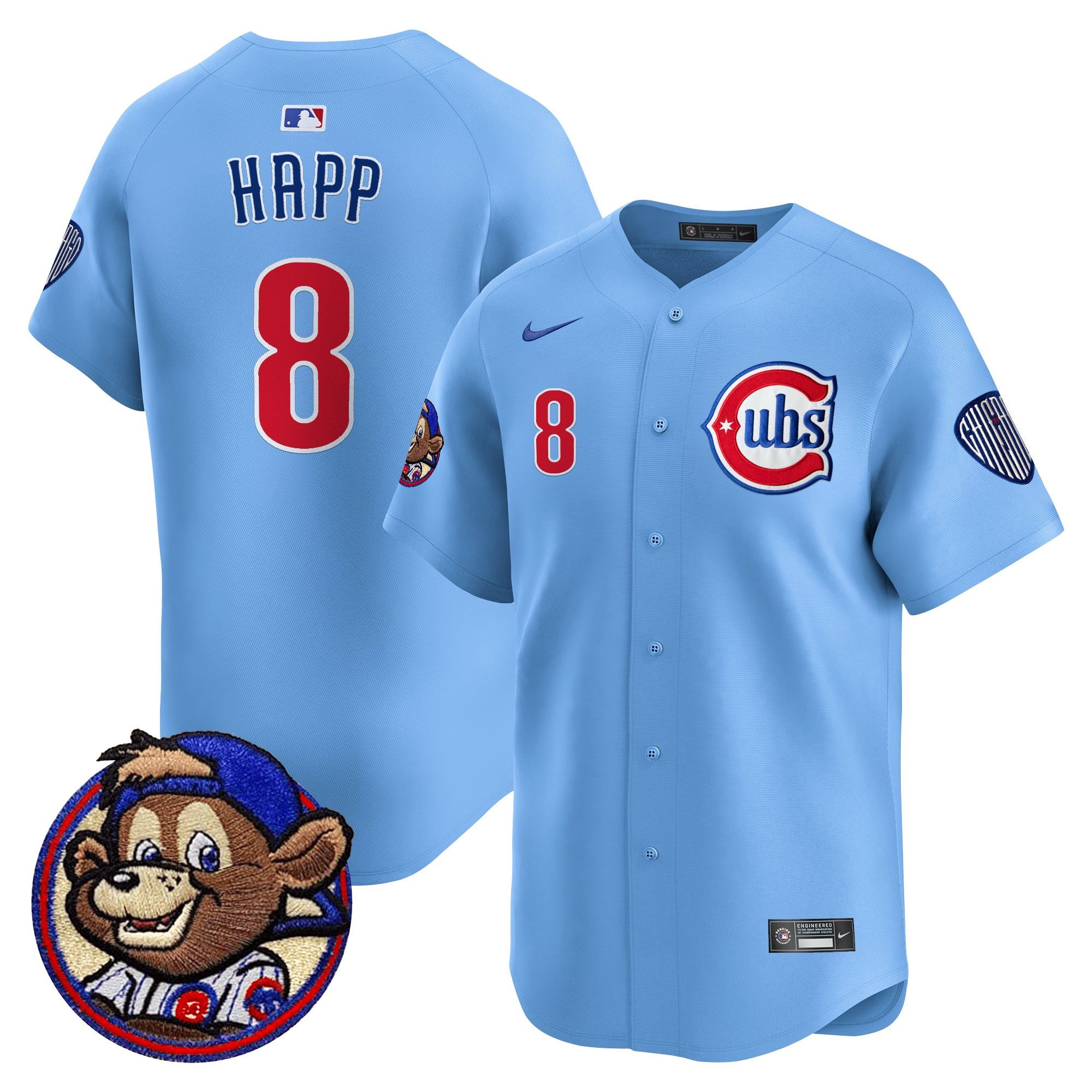 Men's Chicago Cubs Clark Patch Vapor Premier Limited Jersey - All Stitched - Limited Jersey | MLB Jersey Men's Chicago Cubs Clark Patch Vapor Premier Limited Jersey - All Stitched - Limited Jersey | MLB Jersey