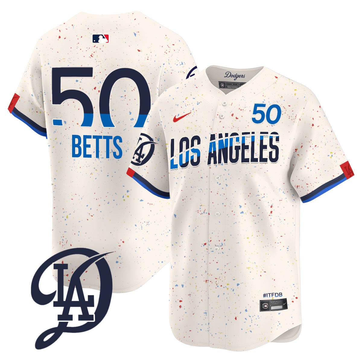 Men's Los Angeles Dodgers 2024 City Connect Limited Jersey - All Stitched - Limited Jersey | MLB Jersey Men's Los Angeles Dodgers 2024 City Connect Limited Jersey - All Stitched - Limited Jersey | MLB Jersey