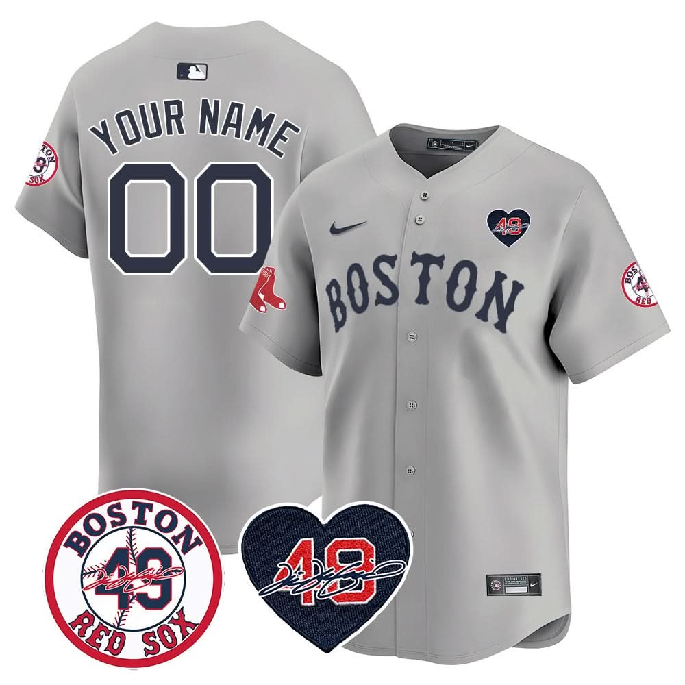 Red Sox Custom Jersey - Memorial Patch – All Stitched - Limited Jersey | MLB Jersey Red Sox Custom Jersey - Memorial Patch – All Stitched - Limited Jersey | MLB Jersey