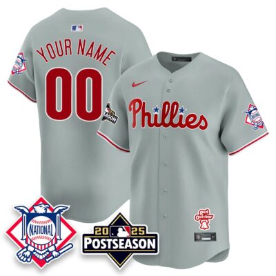 Custom Philadelphia Phillies 2025 Postseason Jersey - All Stitched - Limited Jersey | MLB Jersey