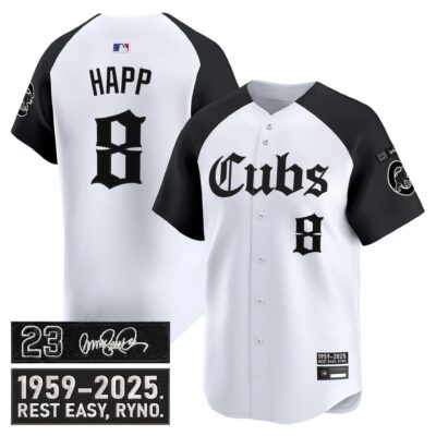 Chicago Cubs 'Ryne Sandberg Tribute' Vapor Premier Limited Jersey - Gothic Edition - All Stitched - Limited Jersey | MLB Jersey