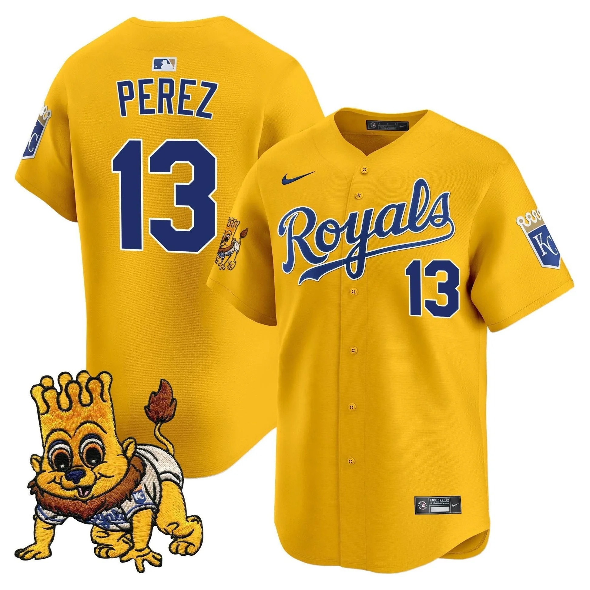 Kansas City Royals Sluggerrr Patch Vapor Premier Limited Jersey - All Stitched - Limited Jersey | MLB Jersey Kansas City Royals Sluggerrr Patch Vapor Premier Limited Jersey - All Stitched - Limited Jersey | MLB Jersey